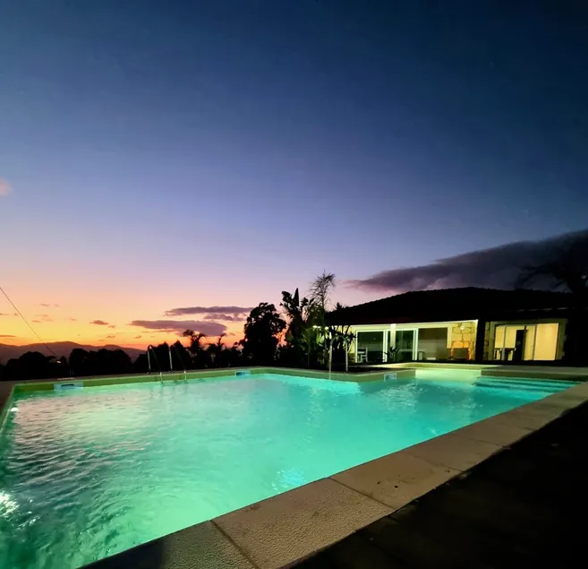 House with a swimming pool, soccer field, and hot tub—completely private - Image 1