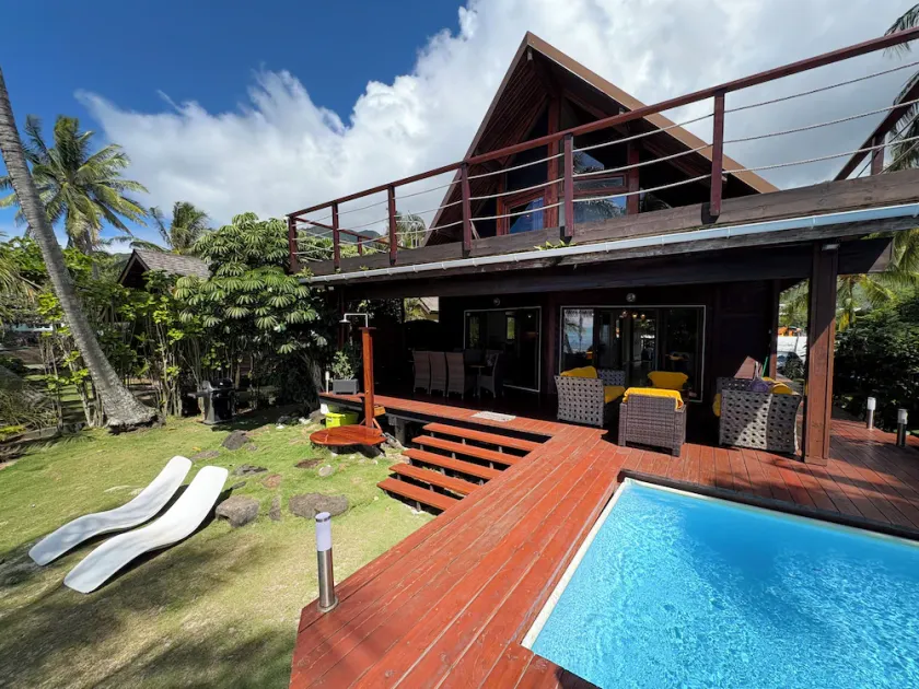 Villa Maharepa Beach by ENJOY VILLAS/3 bdrm with AC/2 bath/private pool + beach - Image 1