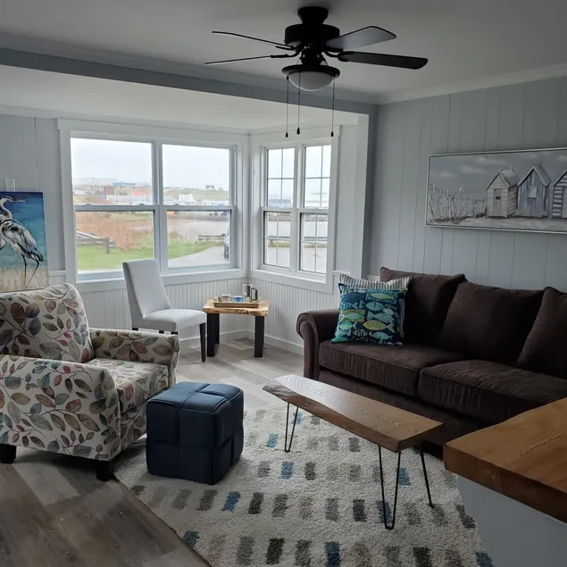 Recently renovated 2 bedroom house with view of the Souris Harbour & marina. - Image 1