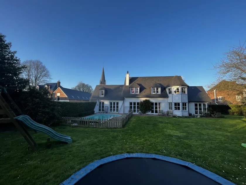 Large family home with pool in Normandy village center - Image 1