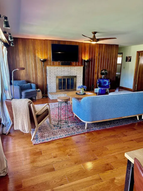 Relax & Recharge: Mid-Century Modern Home with Sauna in Spring Green - Image 1