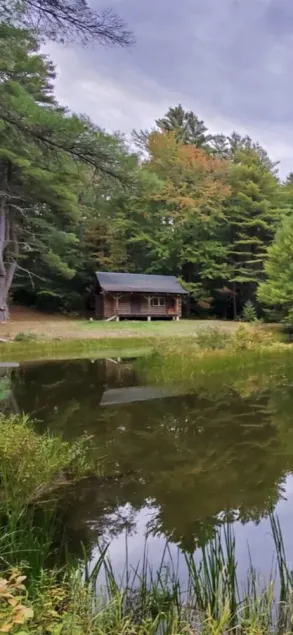 Very private log cabin nestled in the woods to unwind & unplug.  - Image 1