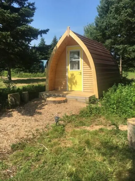 White Birch Camping Pod - Image 1