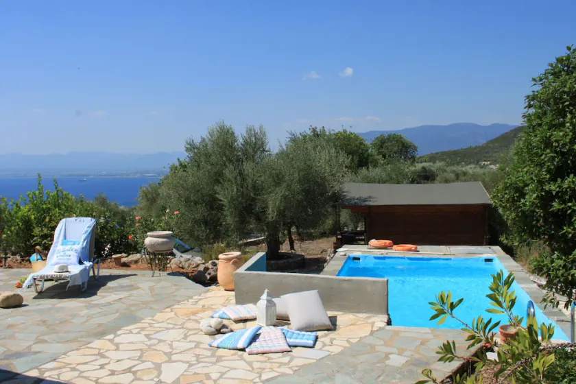 Vista Avia Villa (Traditional Stone Villa with Pool and Amazing View) - Image 1
