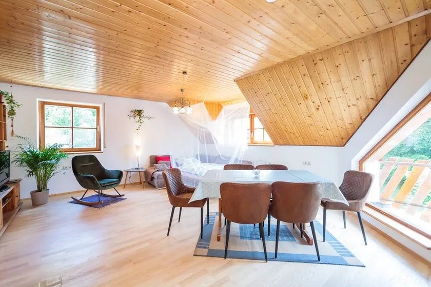  Bright apartment \"In the Green\" for 6-8 people near Lake Constance - Image 1