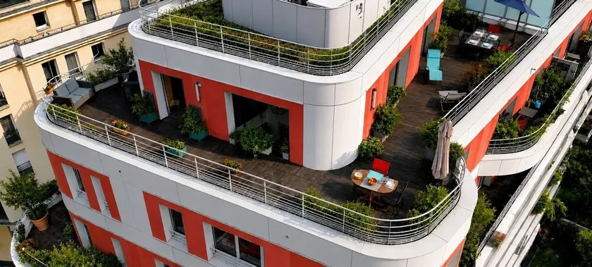 Duplex grande terrasse, vue sur Canal - Image 1