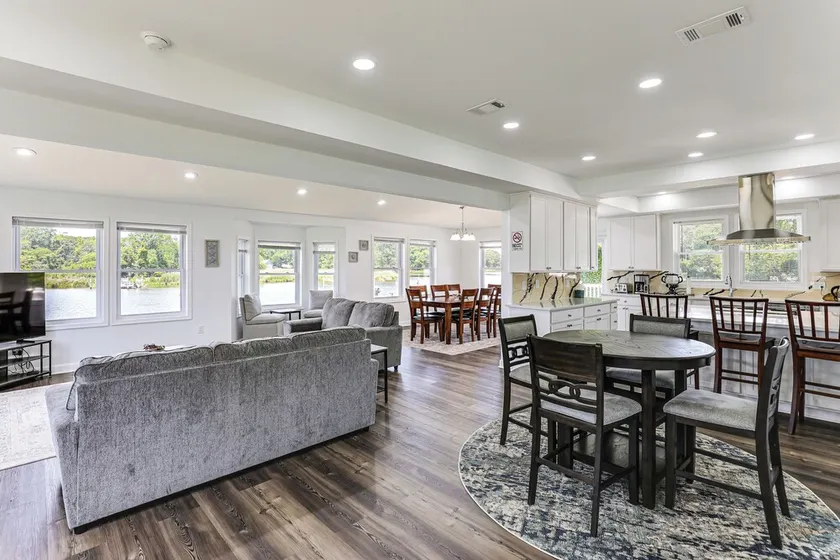 Modern Waterfront Home w/ Dock & Views in Deale - Image 1
