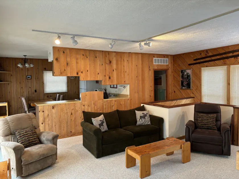 Cozy Cabin, View of Boyne Mountain! Skybridge, Snowboard, Ski, Golf, Bike, Hike! - Image 1