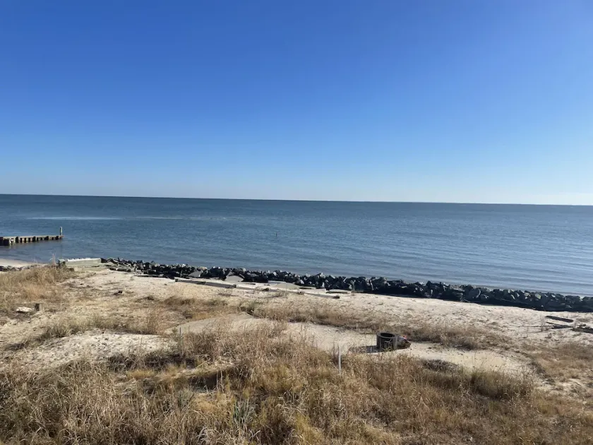 Private Beach on Chesapeake Bay Near Lighthouse - Image 1