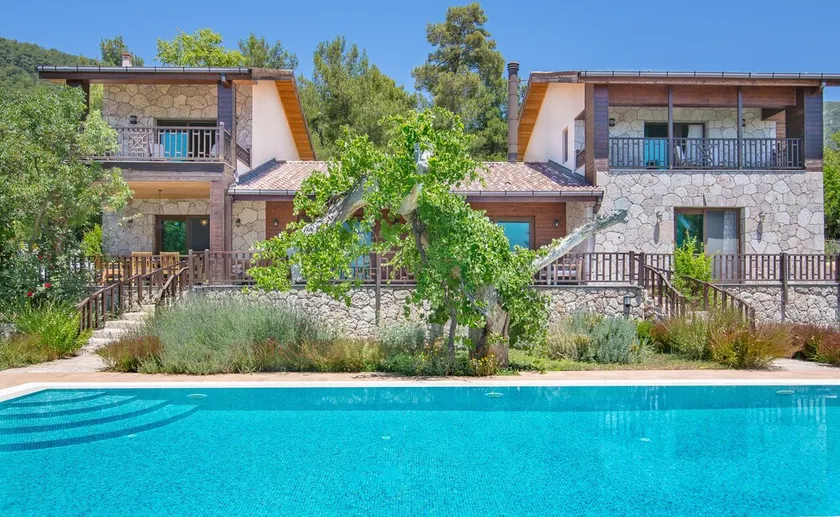 Watching Kalkan Bay from Taurus Mountains with only forests surrounding you - Image 1