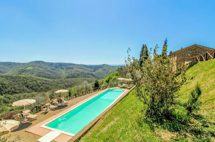 Preciosa casa de vacaciones  con A/C, WIFI, piscina privada, TV, patio y vista panorámica - Image 1