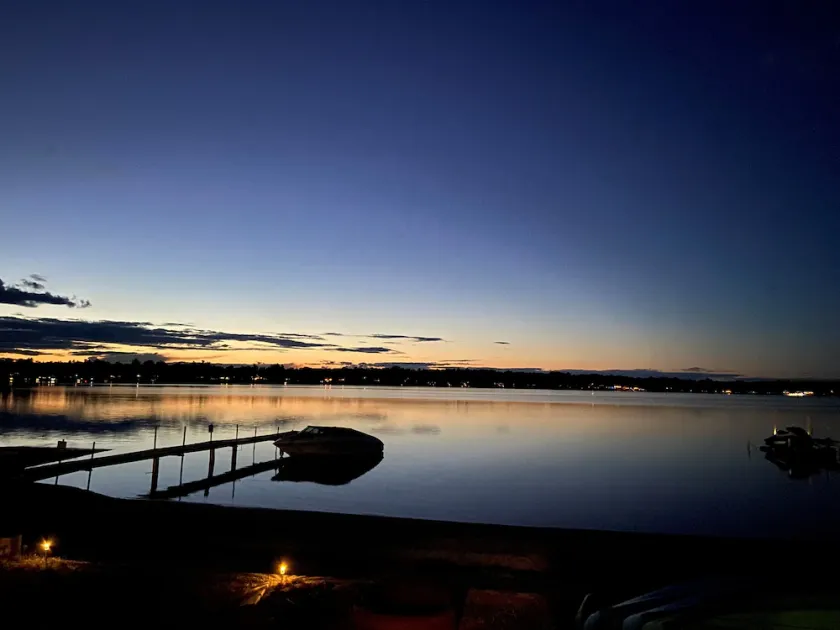 Lake/beach front property with kayaks, pedal boat, & row boat, near Tawas Bay - Image 1