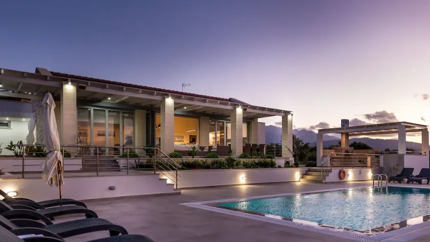 Villa moderna ed elegante con piscina privata e vista spettacolare sul Mar Egeo - Image 1