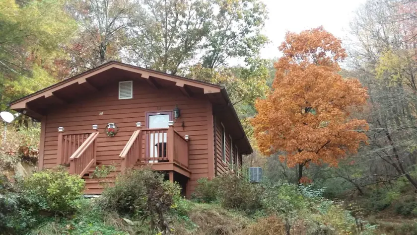 Malerisch eingerichtete Hütte mit einem Schlafzimmer und WIFI in der Nähe des Hungry Mother State Park - Image 1