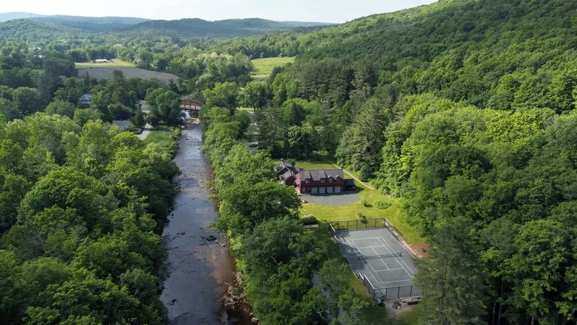 Private river-front home with tennis court and hot tub in the Berkshire hills! - Image 1