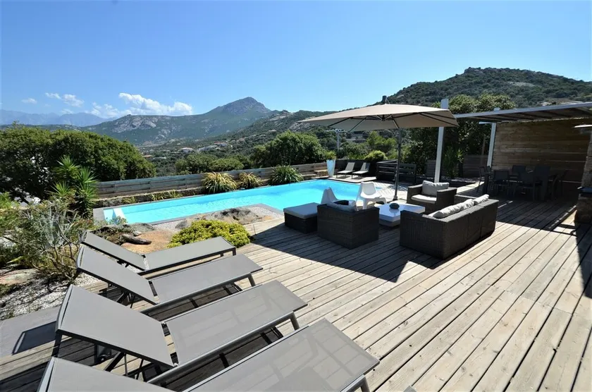 CALVI, SEA VIEW, MODERN VILLA, HEATED POOL, JACUZZI, - Image 1