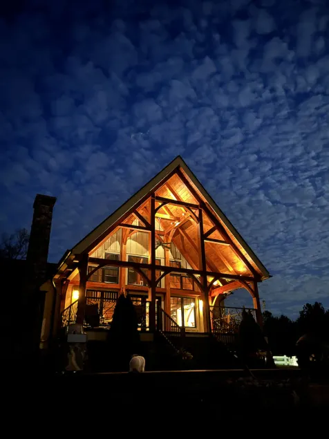 Magnifique Timber Frame Guesthouse sur notre ferme de 50 acres dans les contreforts de WNC - Image 1
