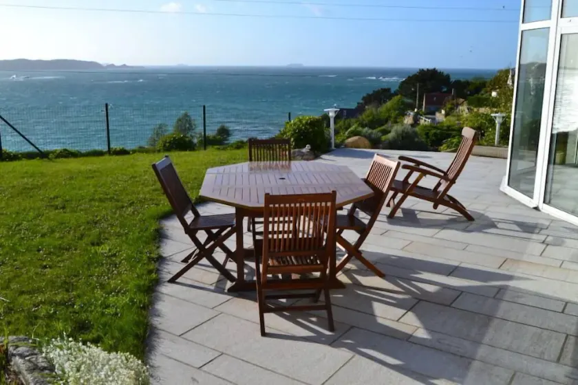 near Perros Guirec, in a modern new house, a quiet place with an axceptional view on the sea - Image 1