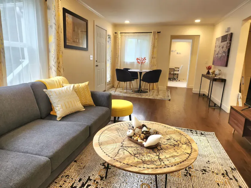Cozy Contemporary 2BR with sofa bed in the office  - Image 1