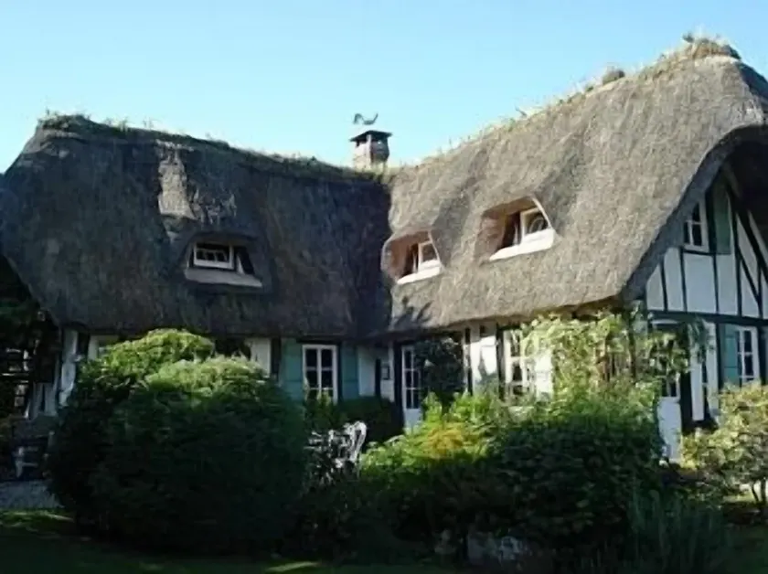 Casa con tejado de paja en los bancos del Sena - Image 1