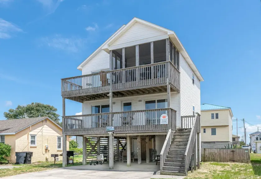 K1408 A Shore Thing. Oceanside Hjem med Hot Tub ligger i Kill Devil Hills! - Image 1