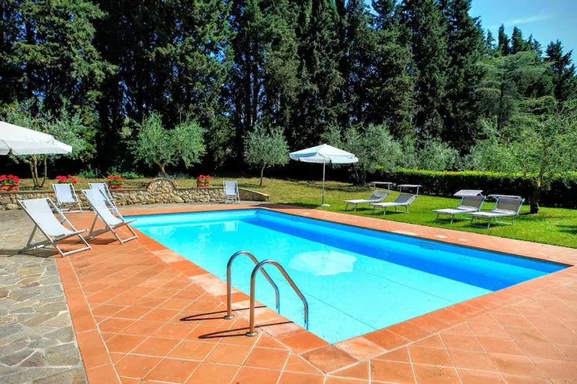 Maison de vacances privée avec piscine privée, climatisation, WIFI, patio, près de Sienne - Image 1