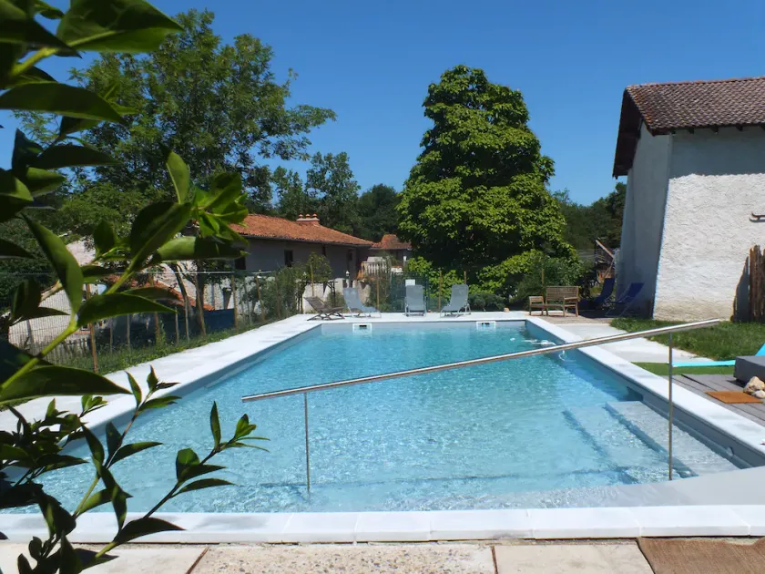 Landligt sommerhus 9 personer 4 soveværelser med stor handicappet salt pool - Image 1