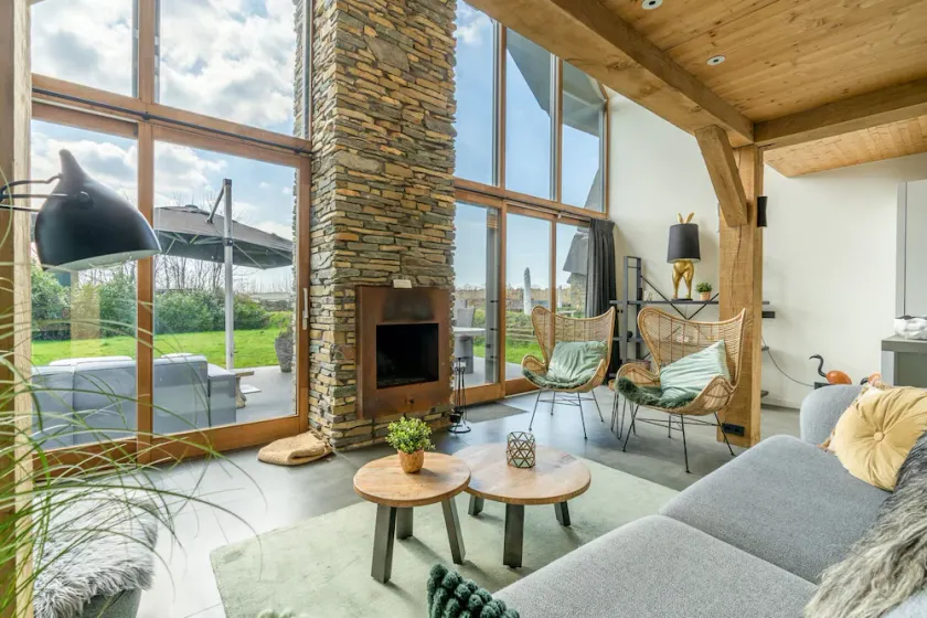 Stylish overnight stay with a hot tub and atmospheric fireplace. - Image 1