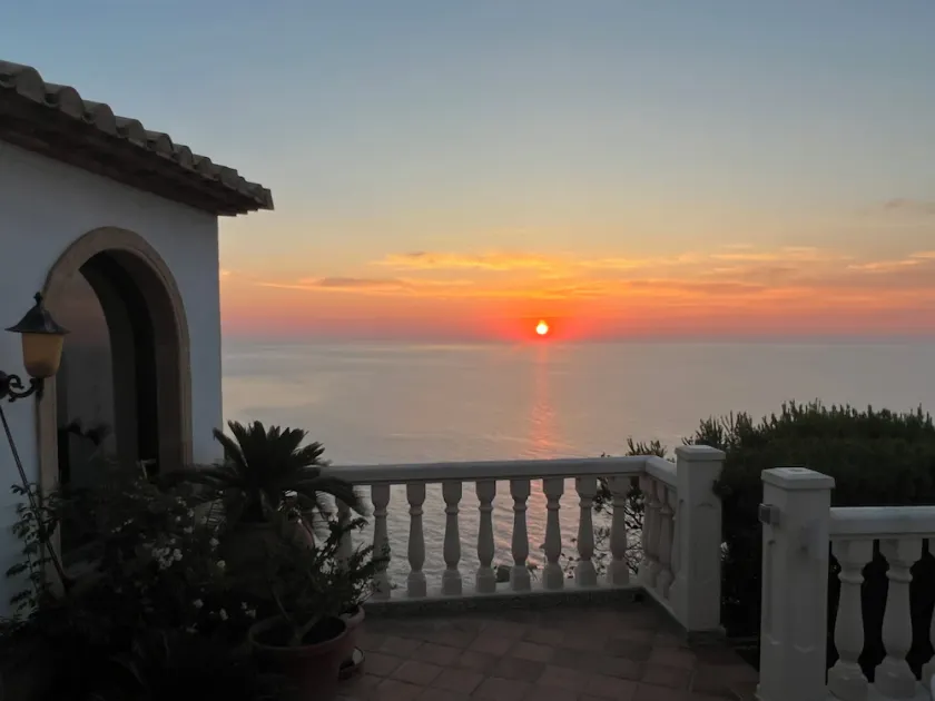 Sunrise on the cliff of Javea - Image 1