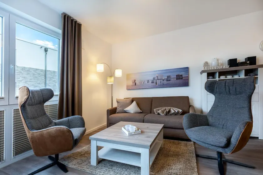 Geschmackvolles Ferienapartment für 4 Personen mit Sonnigem Balkon in Strandnähe - Image 1