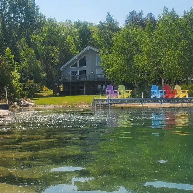 Waterfront Cottage, bain à remous, sauna, kayak, belvédère, billard, coucher de soleil ... - Image 1