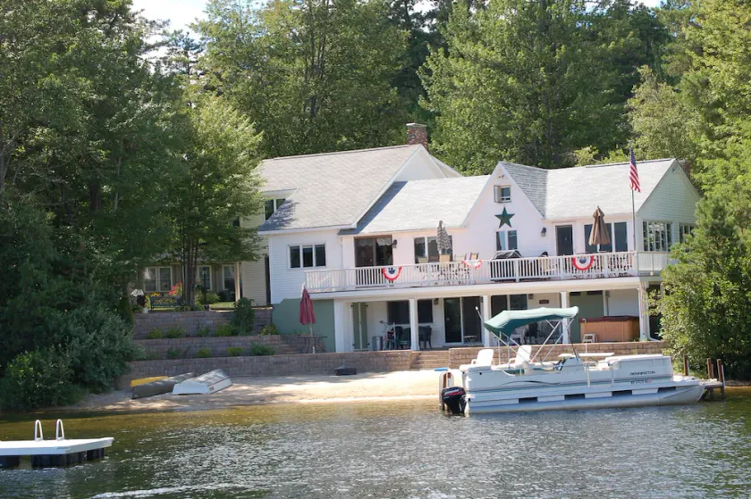 Ossipee Lake Front-schöne Aussicht, 100 ft privaten Sandstrand mit Pontonboot - Image 1