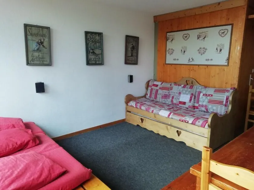 À 50m des pistes de ski, 3ème étage, balcon, télévision, 33m², Les Arcs - Image 1