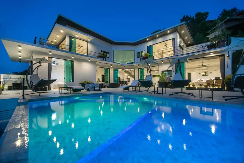Die neue moderne Villa des Luxusarchitekten in Haad Yao mit riesigem Meerblick. - Image 1
