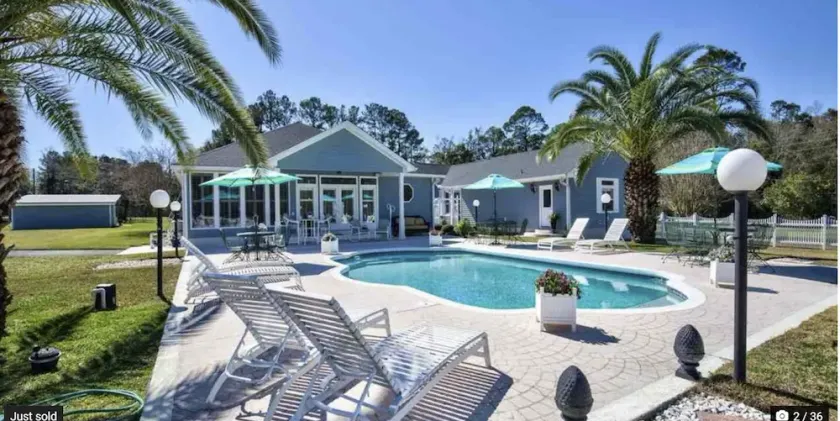 Secluded pool home on 4+ acres - Image 1
