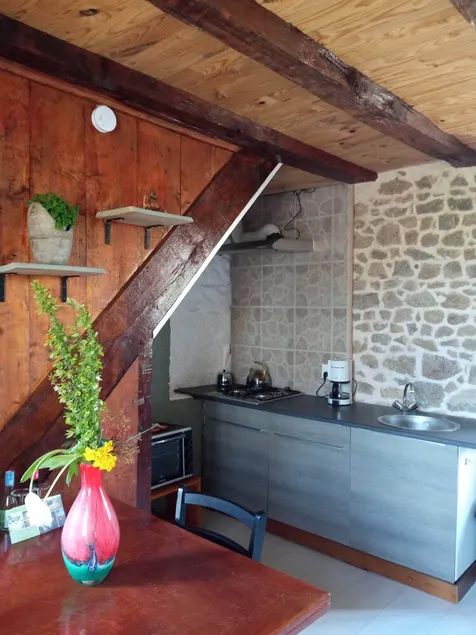 rural cottage with garden overlooking the swimming pond - Image 1