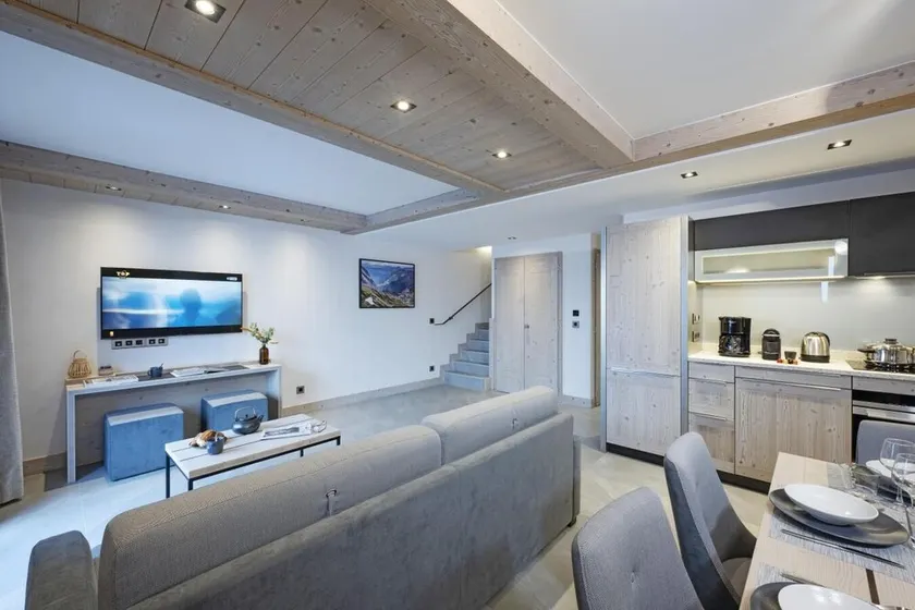 Wifi, fitness, schwimmbad, sauna, hammam, balkon, fernseher, schließfach für die skier, 75m² - Image 1