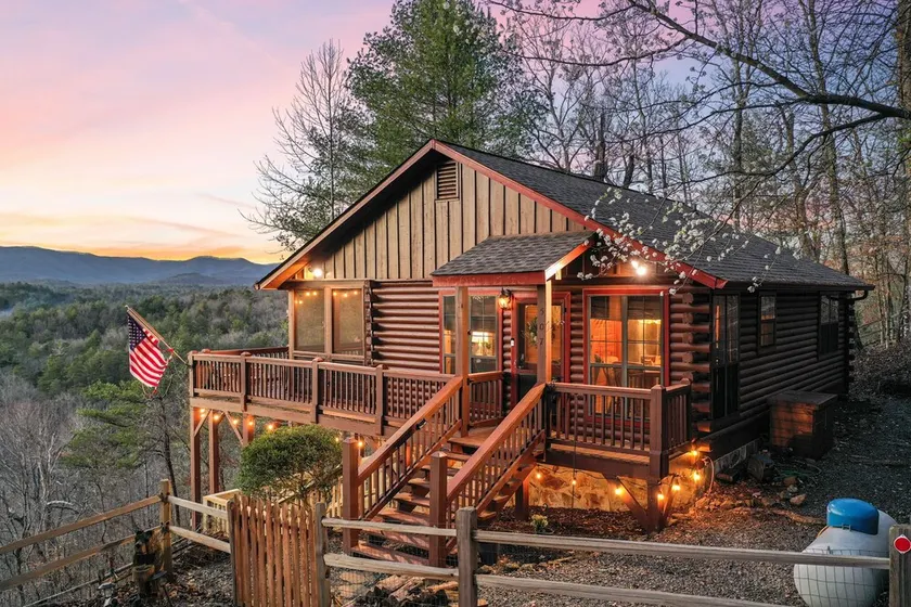 Mountain view cabin near Ellijay w/ hot tub! - Image 1