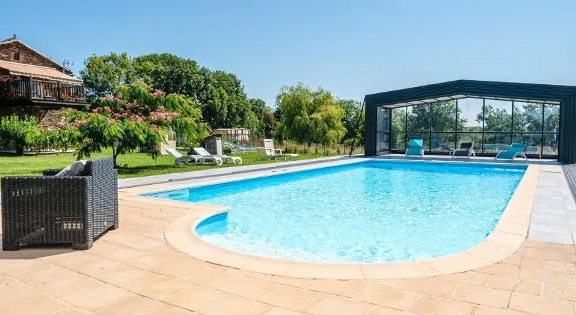 Maison de 2 chambres avec piscine partagee jardin amenage et wifi a Andouque - Image 1
