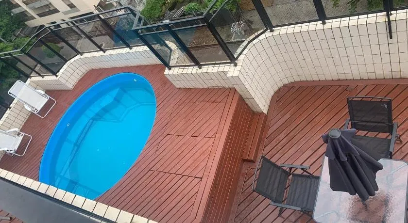 COBERTURA Guaruja Churrasqueira e Piscina Privativas - Image 1