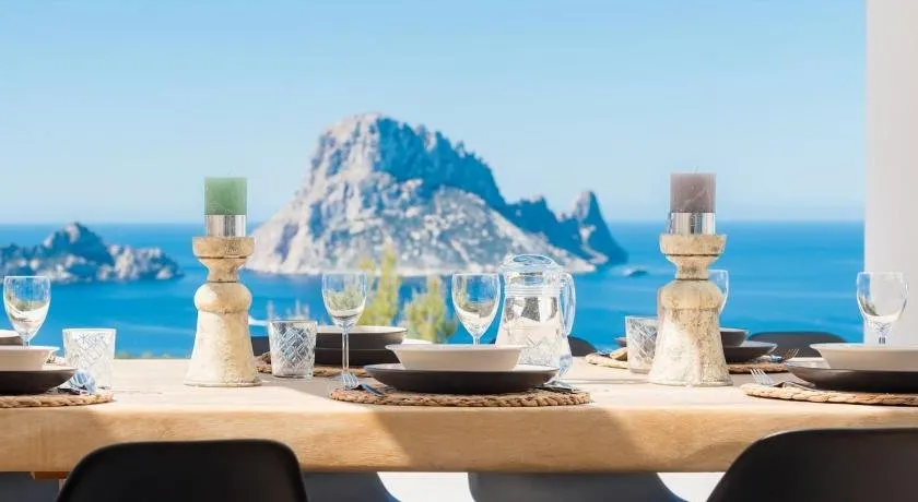 Villa Vedra, jacuzzi, close to beach, with sea view of Es Vedra and Cala Vadella - Image 1