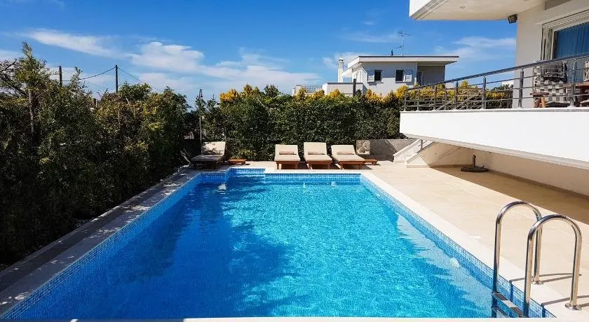 Luxury Villa Loutraki with private heated pool - Image 1