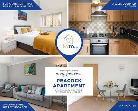 KVM - Peacock Apartment close to town by KVM Serviced Accommodation - Image 1