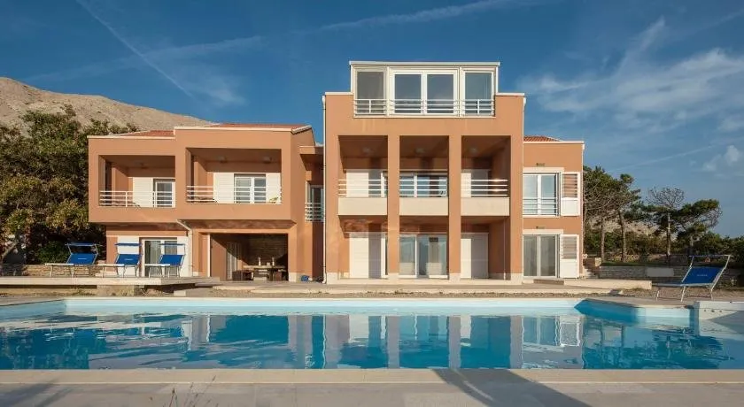 Luxury Seafront Villa Exclusive Pag with private pool by the beach on Pag island - Image 1