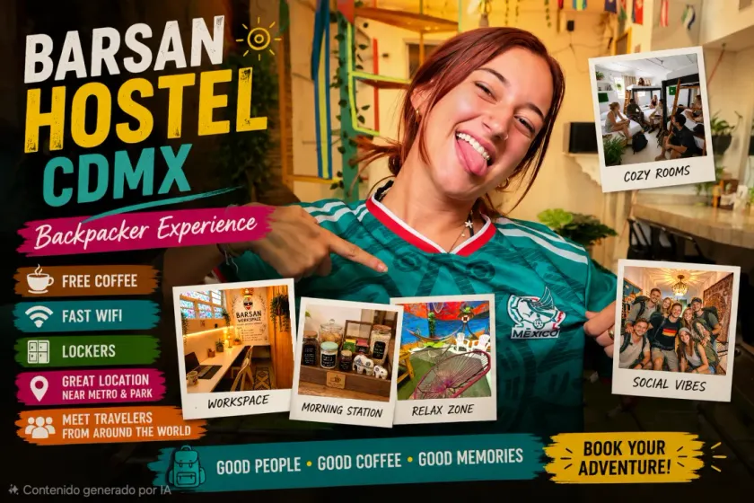 Barsan Hostel – CDMX Backpacker Experience - Image 1