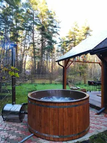 Cosy house in forest with outdoor hot tub - Image 4