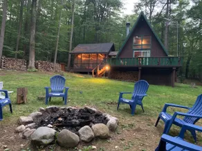 Adirondack A-frame Cabin across from Lake  - Image 2
