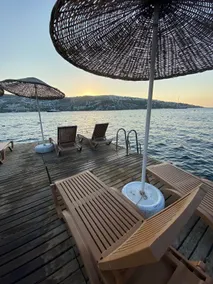 Gündoğan Seafront villa with parking lot and pier - Image 5