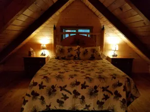 Quiet & Private cabin with hot tub and campfire - Image 5
