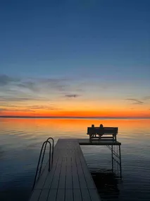 Lakefront Cottage with Private Beach - Image 3